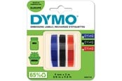 Papier, Fotopapier und Etiketten - DYMO Prägeband | blau, rot und schwarz | 9 mm x 3 m | 3 Stück - S0847750