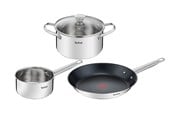 Töpfe - Tefal Cook eat Set 4 pcs Stainless steel - B922S434