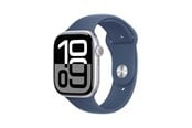 Smartwatches, Pulsuhren, Sportuhren & Schrittzähler - Apple Watch Series 10 GPS 46mm - Silver Aluminium Case with Denim Sport Band - S/M - MWWL3QN/A